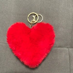 Soft heart key chain